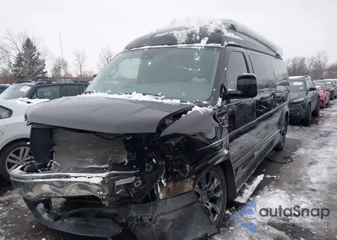 2024 Chevrolet Express Cargo Rwd 2500 Extended Wheelbase Wt z USA, uszkodzony, nr VIN 1GCWGBF75R1233398